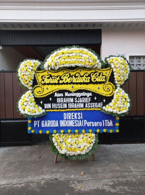 Papan Bunga Duka di Cakranegara Utara